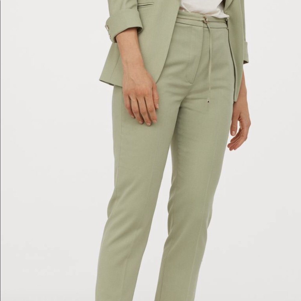 Brand new with tags H&M mint green work slacks